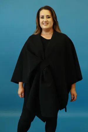 Ally Cape in Black