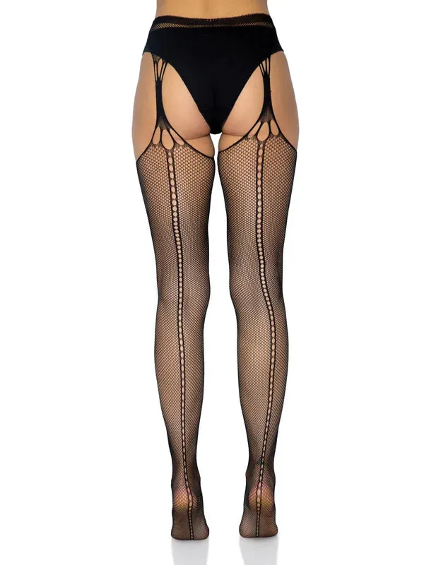 Ally Garter Belt Net Stockings