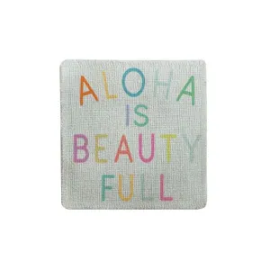 Aloha Is Beauty Full Fabric Coaster