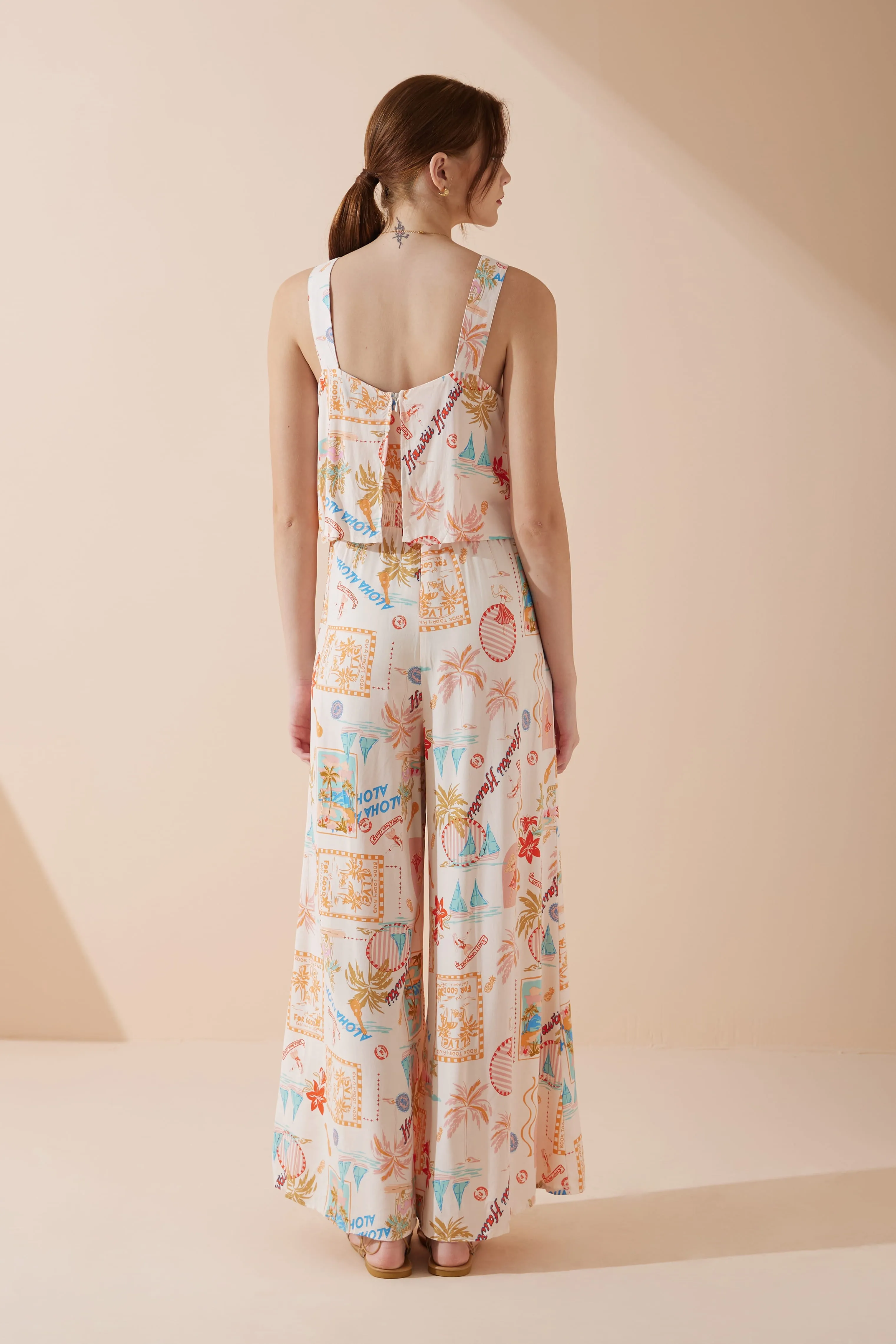 Aloha Multicolour Abstract Jumpsuit