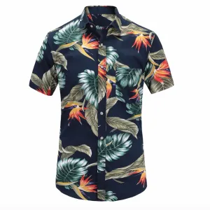 Aloha Summer Printed Short-Sleeved Shirt (3 Colors)