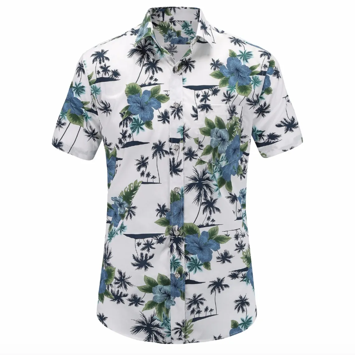 Aloha Summer Printed Short-Sleeved Shirt (3 Colors)