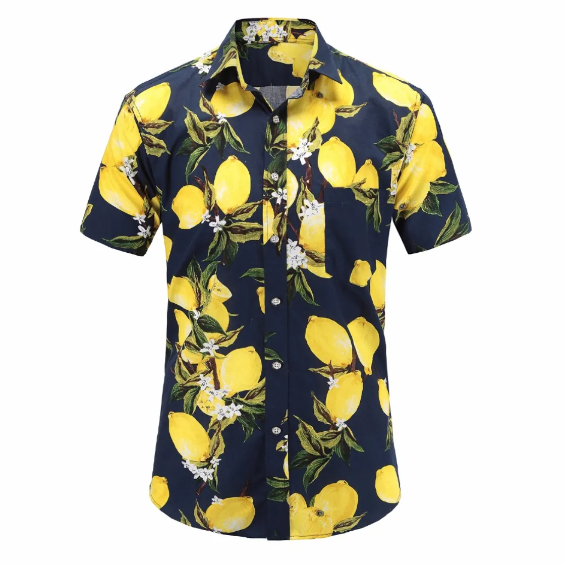 Aloha Summer Printed Short-Sleeved Shirt (3 Colors)