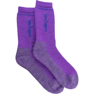 Alpaca Wool Socks - Purple Grey