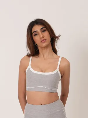 Alpha Bra in Marl Grey