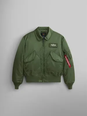 Alpha CWU 45/P BOMBER JACKET (HERITAGE)- SAGE GREEN