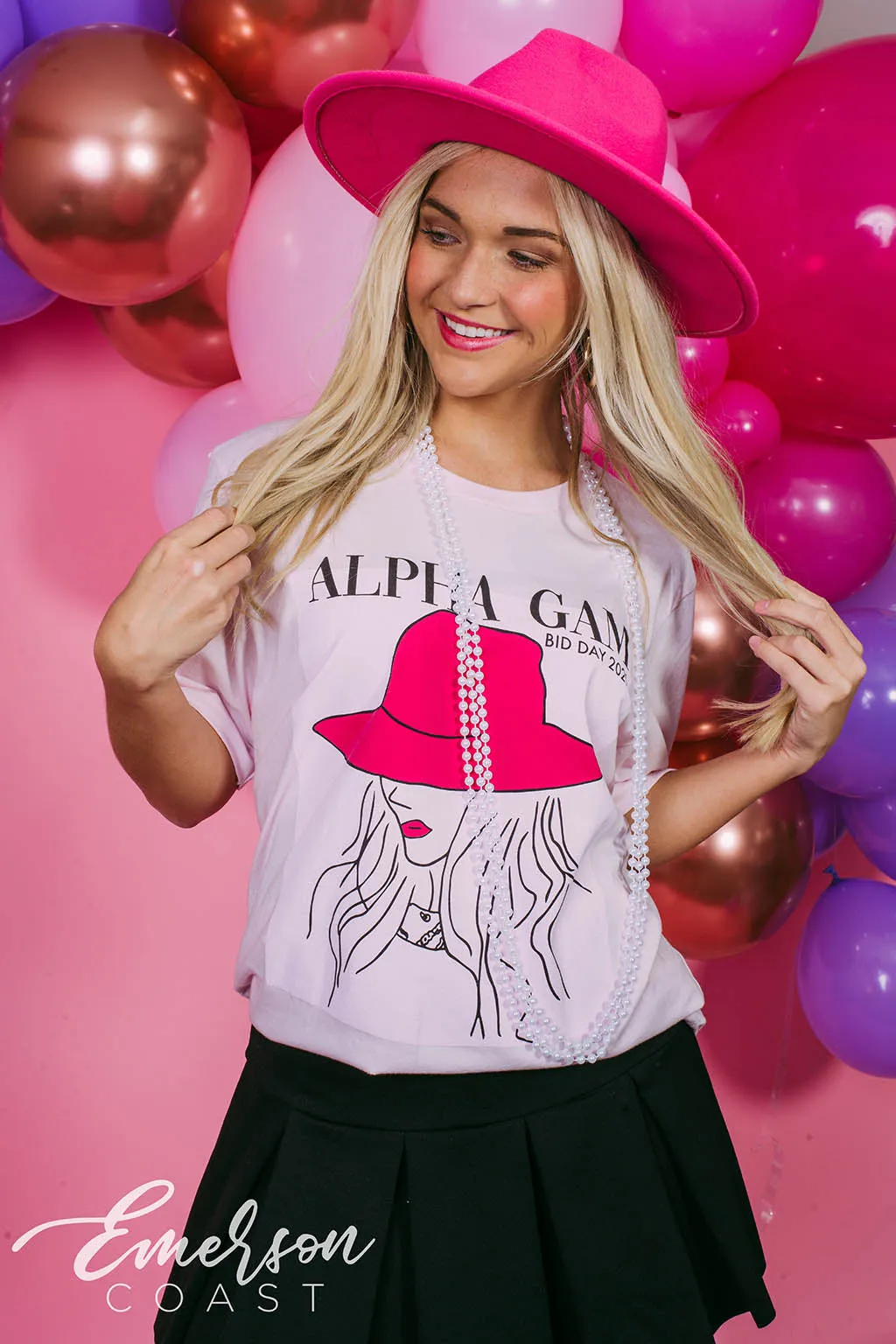 Alpha Gam Vogue Bid Day Tee