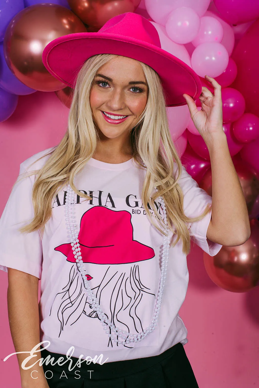 Alpha Gam Vogue Bid Day Tee