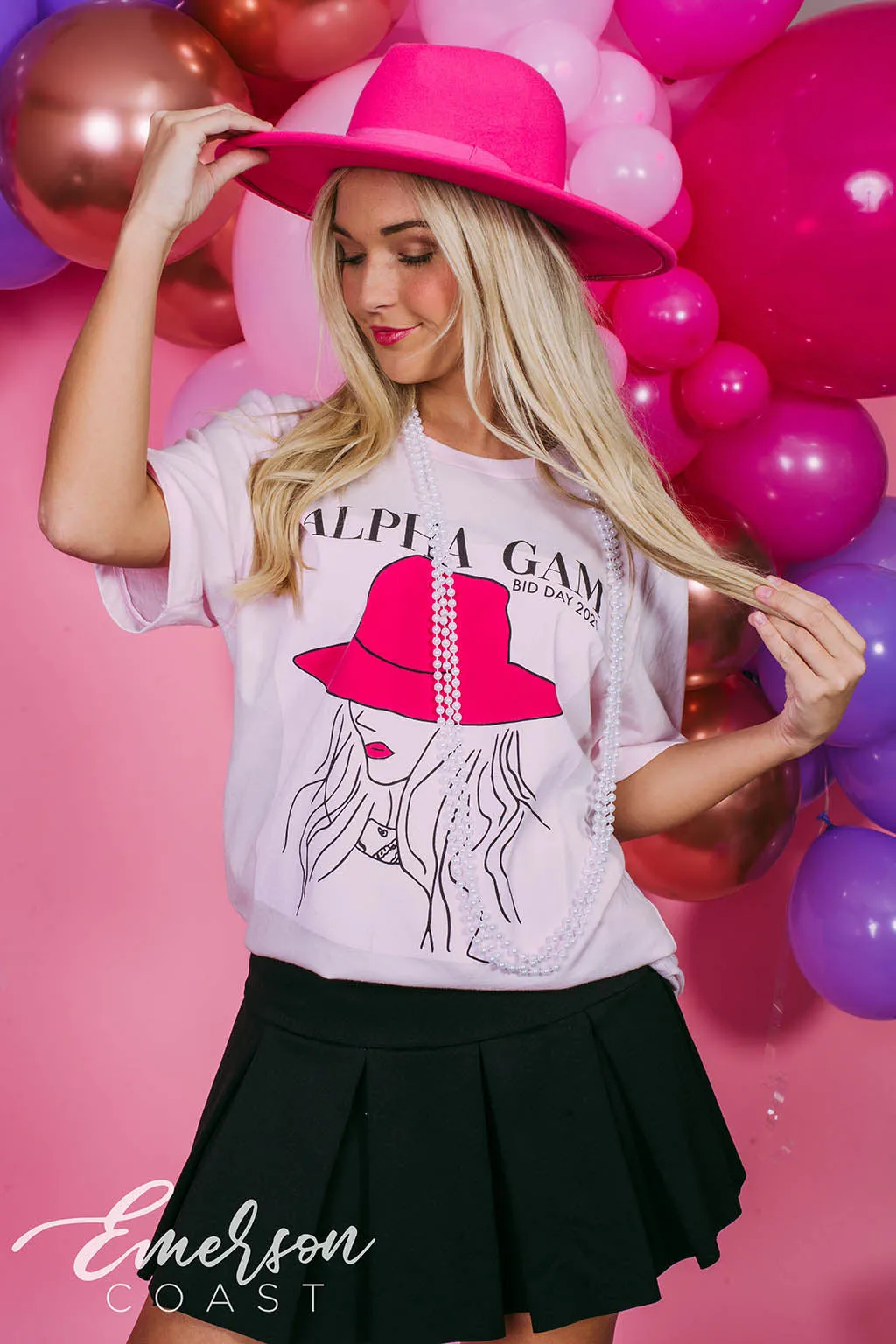 Alpha Gam Vogue Bid Day Tee