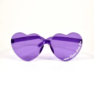 Alpha Kappa Delta Phi Sunglasses - Heart Shaped