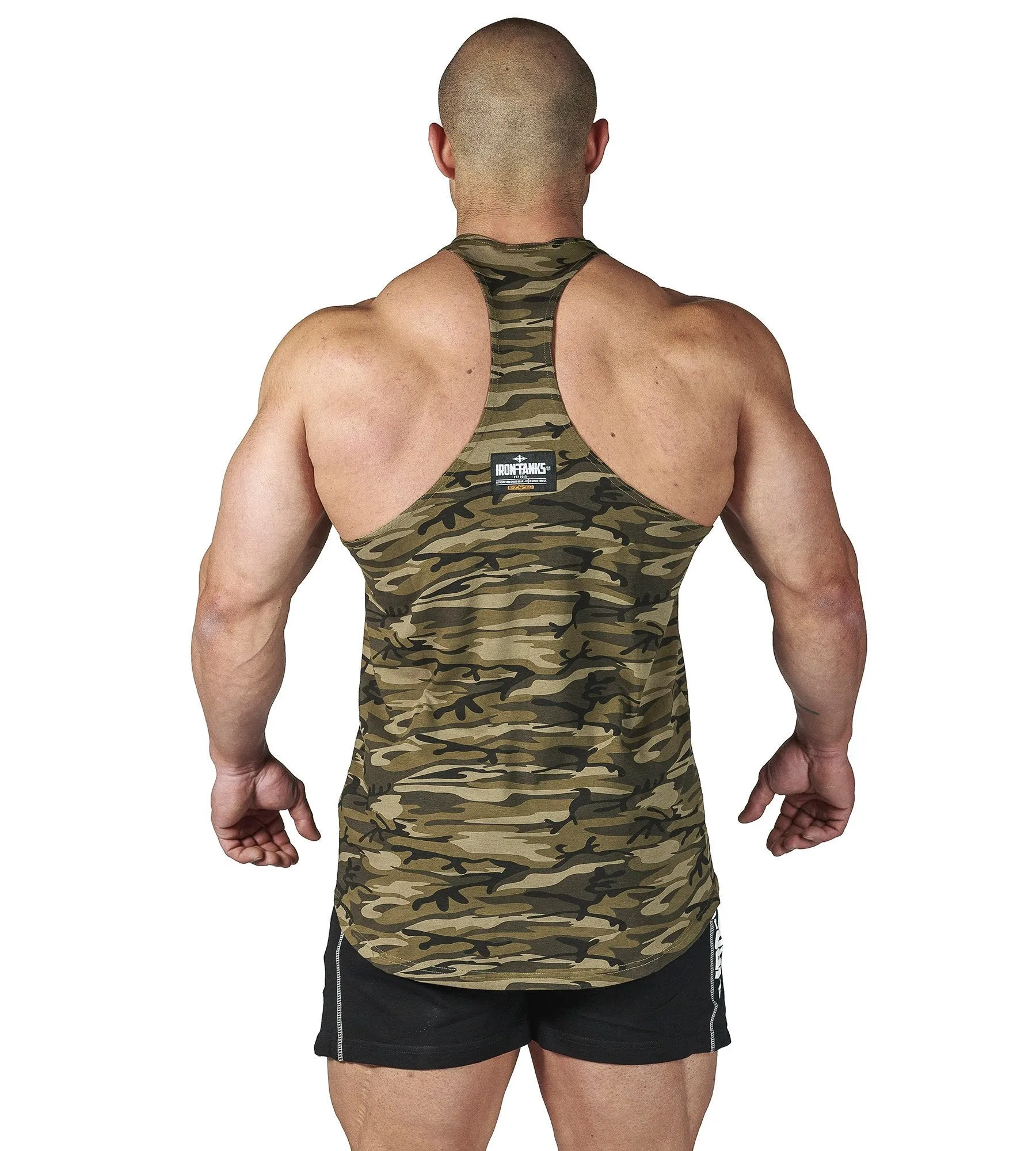 Alpha T-Back Singlet II - Woodland Camo