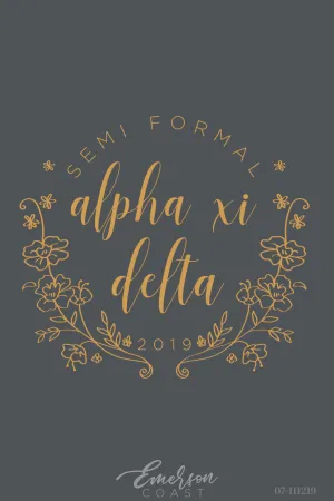 Alpha Xi Delt University of Alabama Birmingham Semi-Formal T-shirt