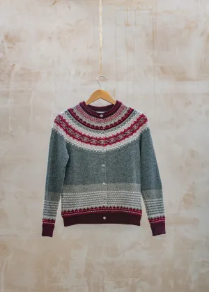 Alpine Cardigan in Greyberry