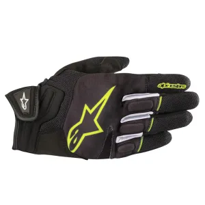 Alpinestars Atom Gloves Black & Yellow Fluo