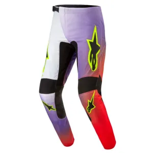 Alpinestars Fluid Pants Lucent White Neon Red Yellow