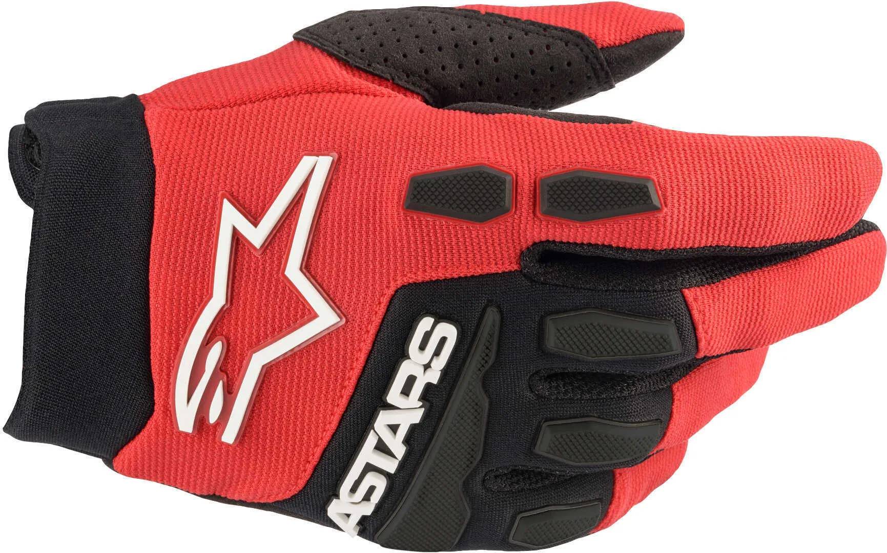 Alpinestars Full Bore Motocross Gloves, Red/Black