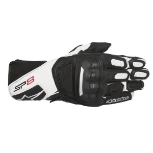 Alpinestars SP-8 Gloves Black & White