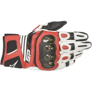 Alpinestars SPX AC V2 Gloves - White/Black/Bright Red