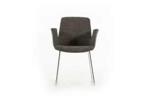 Altair Modern Fabric Dining Chair Gray