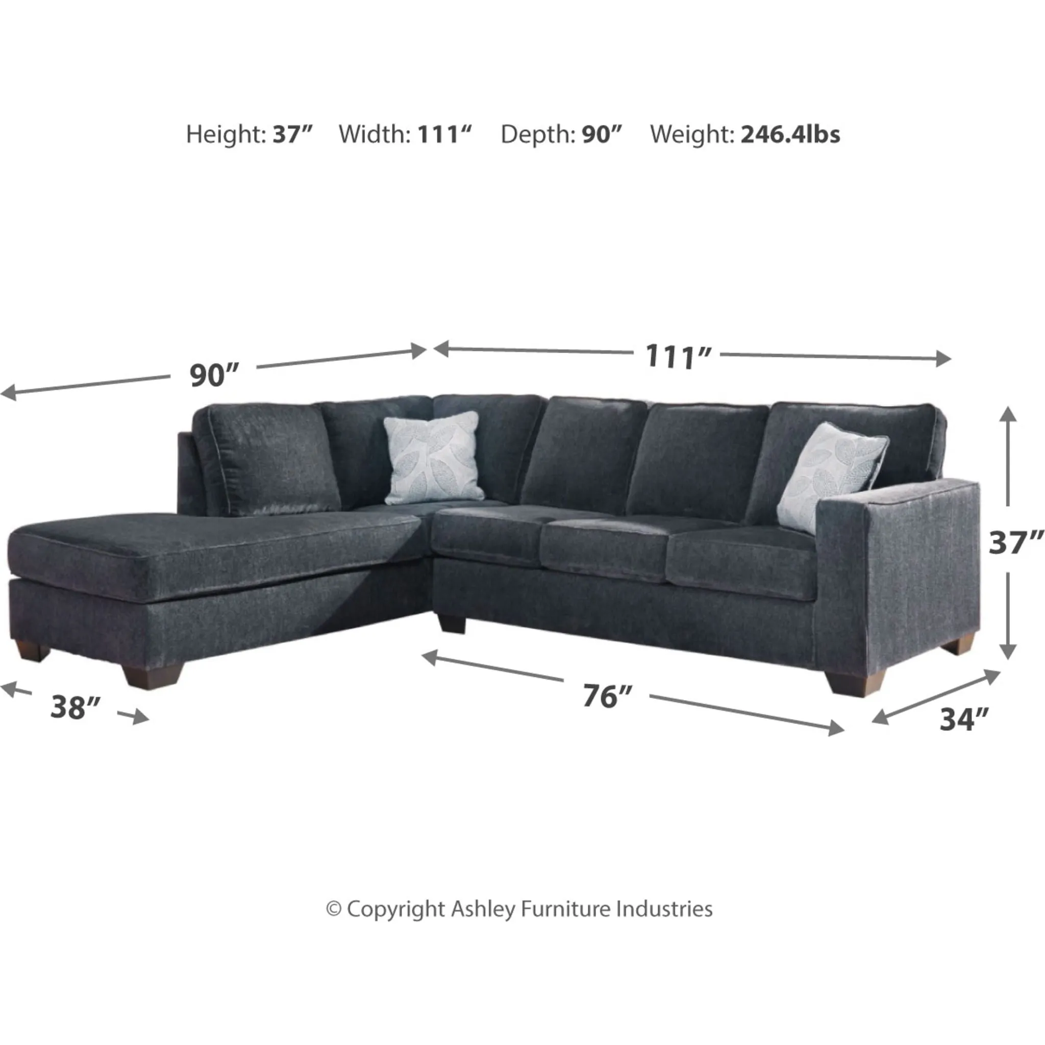 Altari 2 Piece Sectional