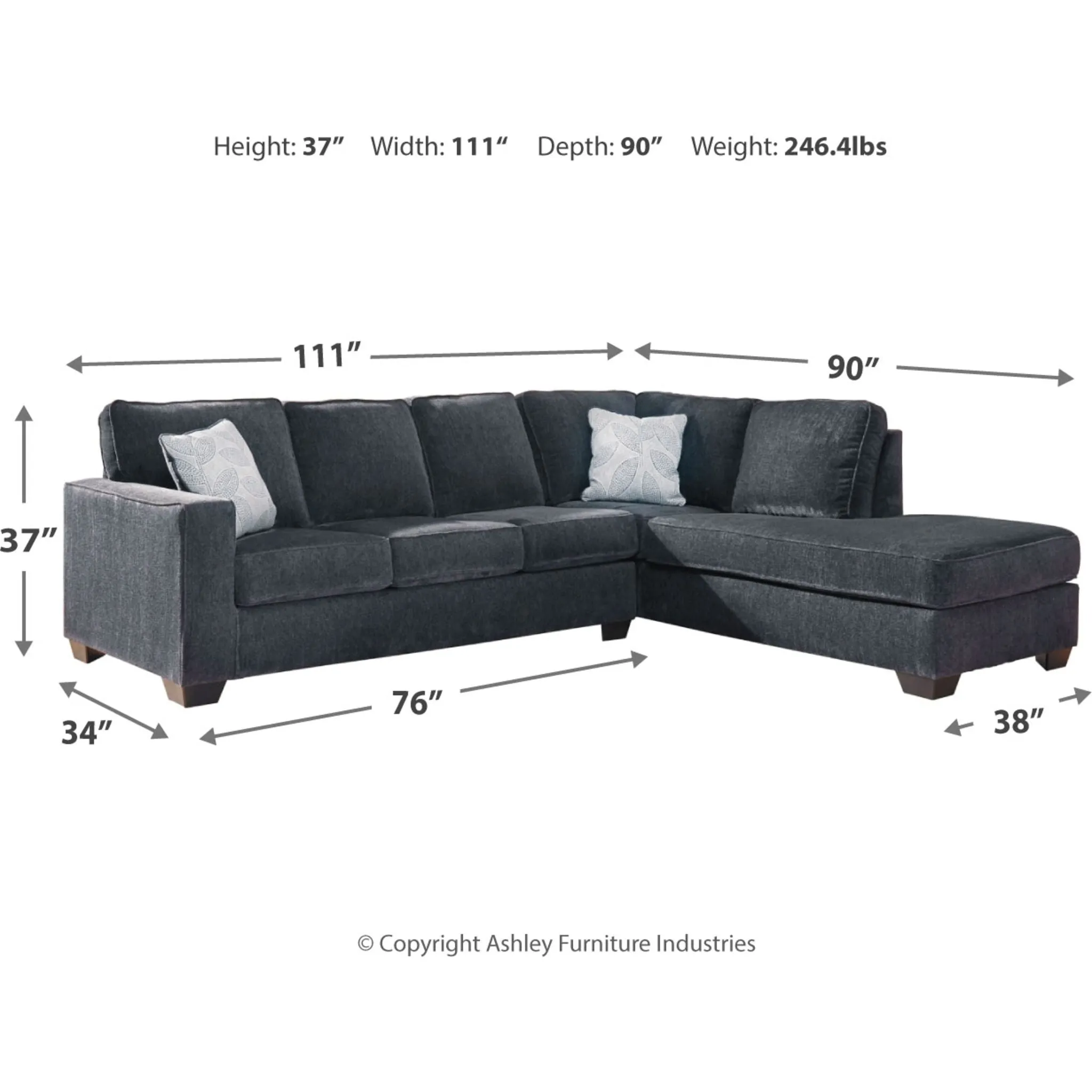 Altari 2 Piece Sectional