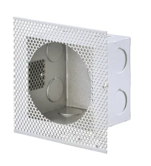 Alumilux Pathway 4" x 4" Rough In Box Wall Light Accessory in Satin Aluminum