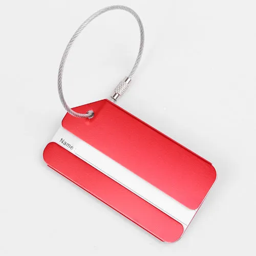 Aluminum Alloy Metal Luggage Tag