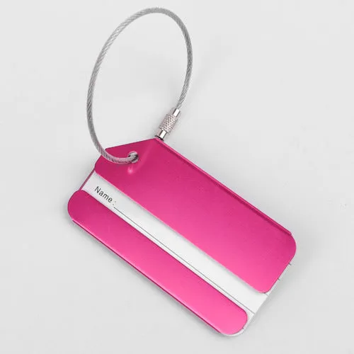 Aluminum Alloy Metal Luggage Tag