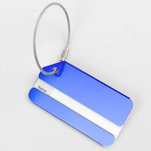 Aluminum Alloy Metal Luggage Tag