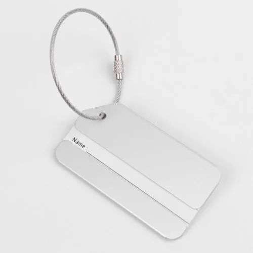 Aluminum Alloy Metal Luggage Tag