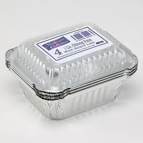 Aluminum Foil 1lb Pan With Dome Lid [192 Count]