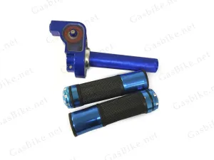 Aluminum Throttle Handle Set - Blue