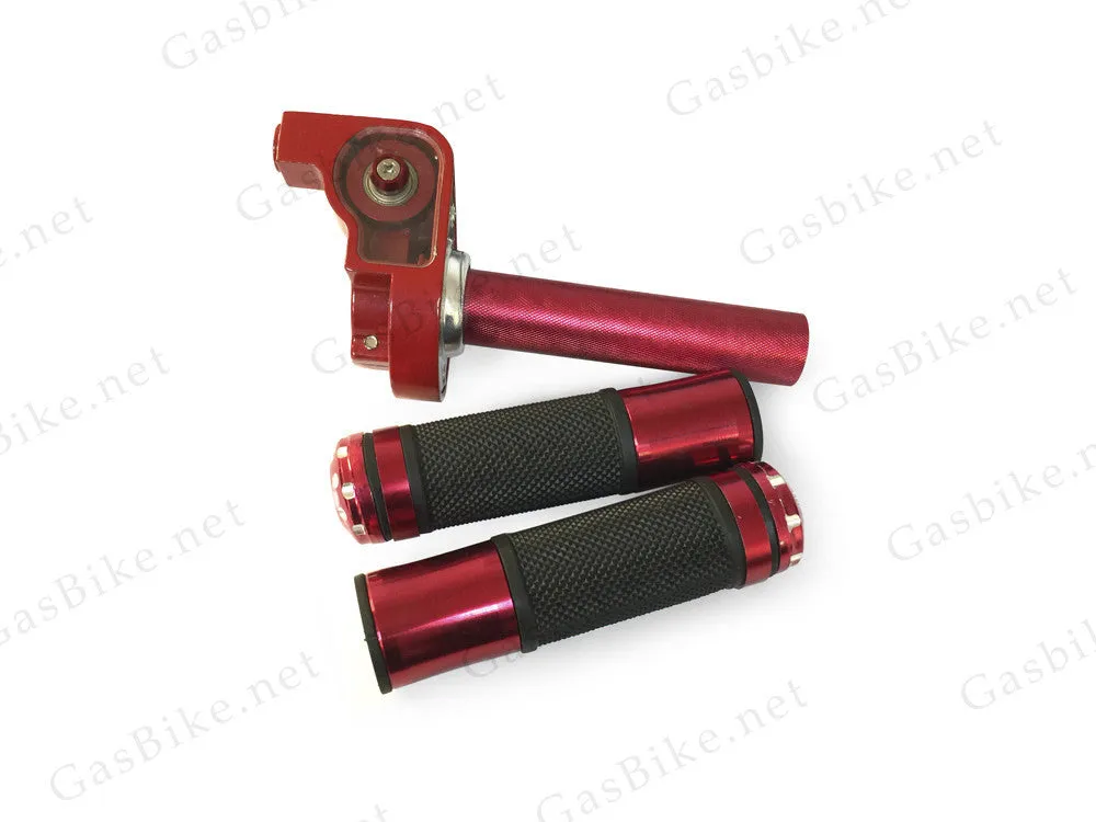 Aluminum Throttle Handle Set - Red