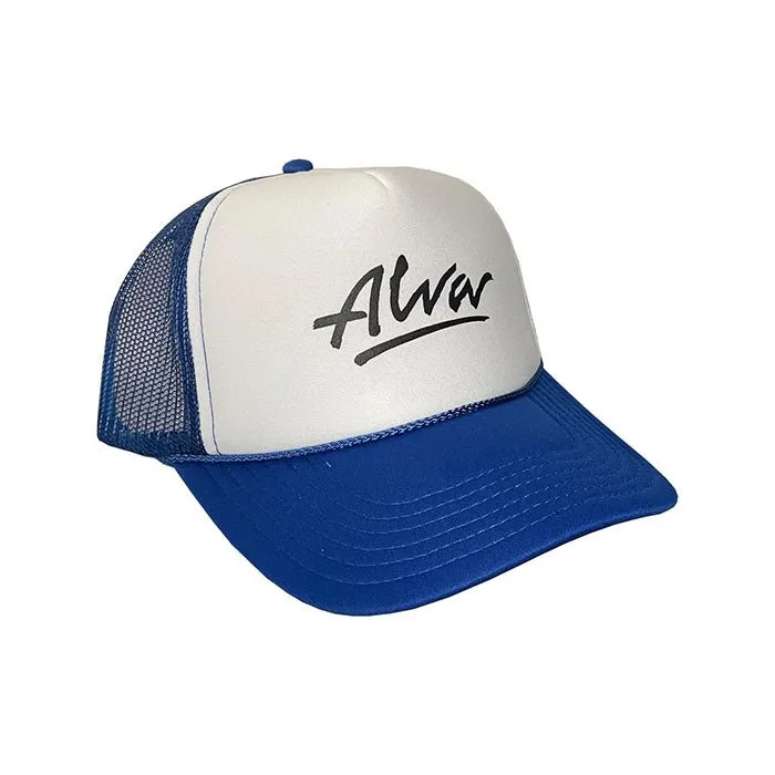 Alva Blue & White OG Logo Trucker Hat