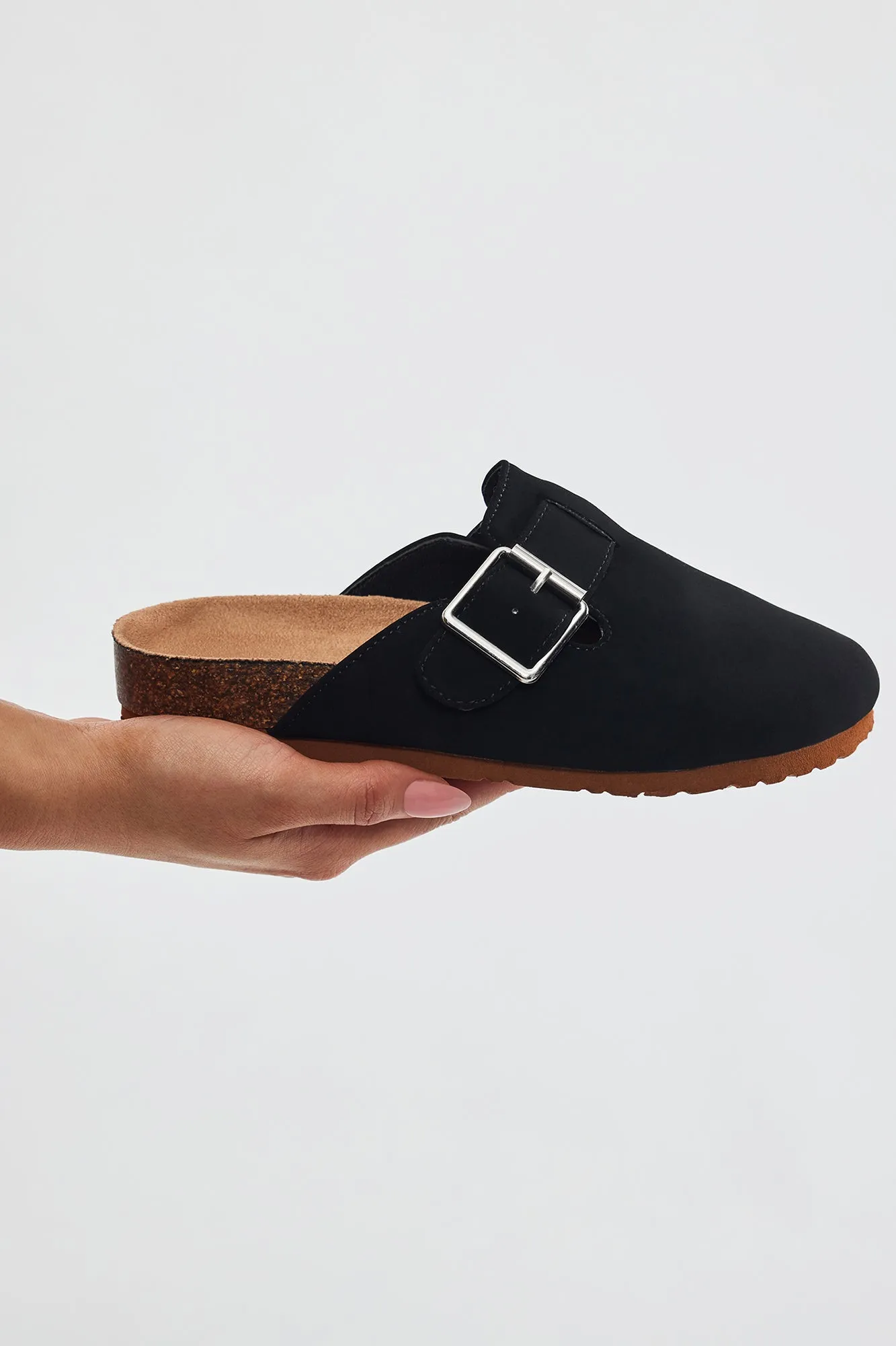 Always A Moment Casual Slides - Black