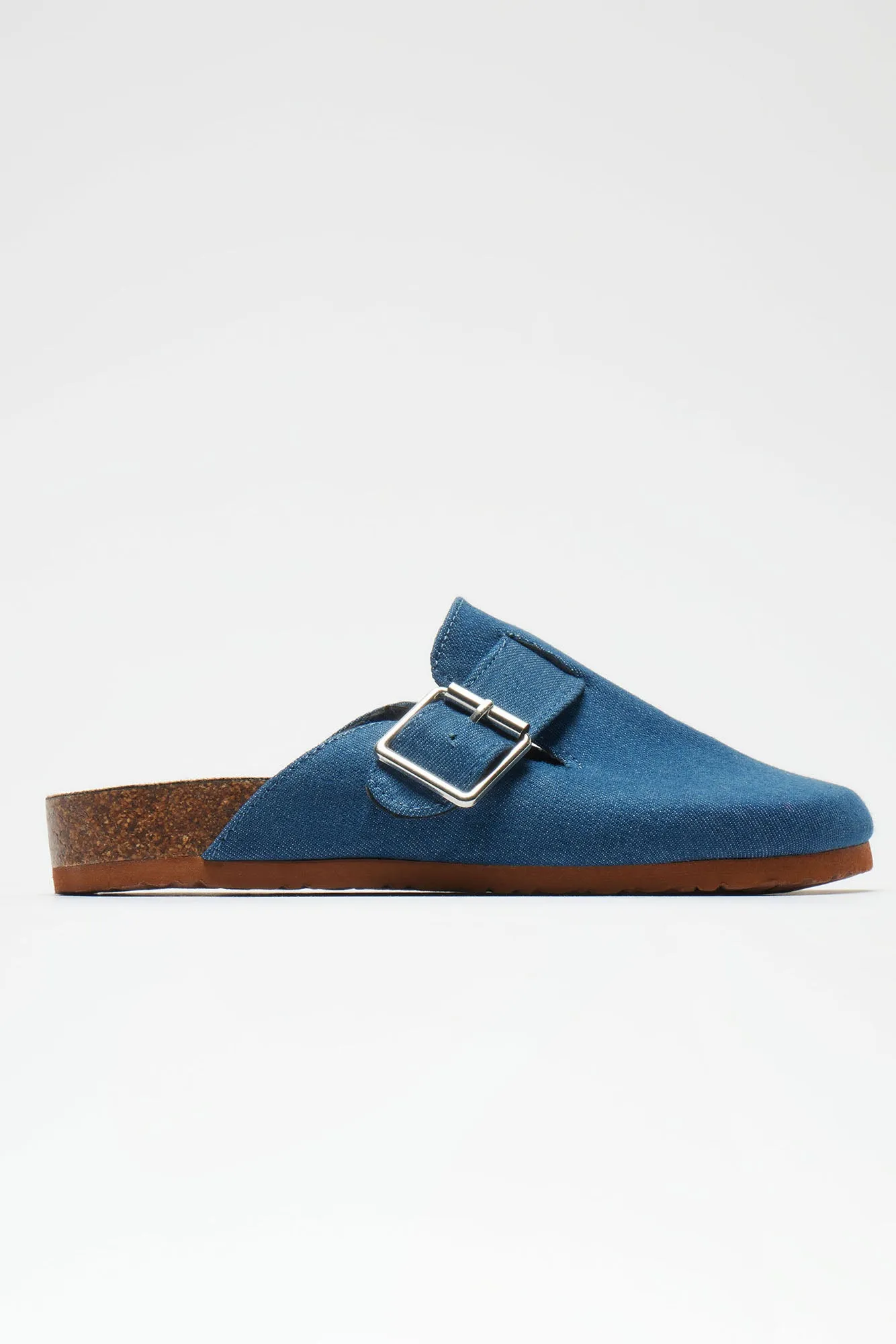 Always A Moment Casual Slides - Denim