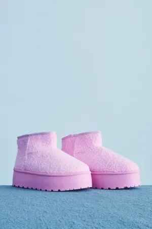 Always Cozy Booties - Pink