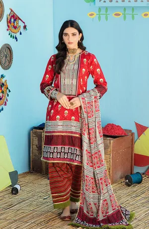 AlZohaib Monsoon Chunri Lawn Collection '21 – 03A