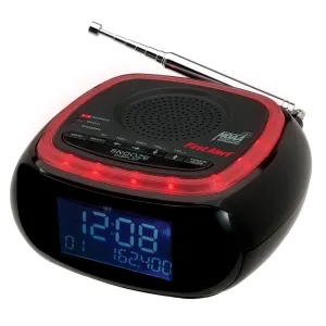 Am-fm Weather Band Clock Radio With S.a.