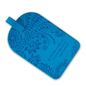 Amalfi Blue Luggage Tag