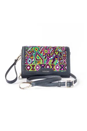 Amarantha Nebaj Blue Wristlet