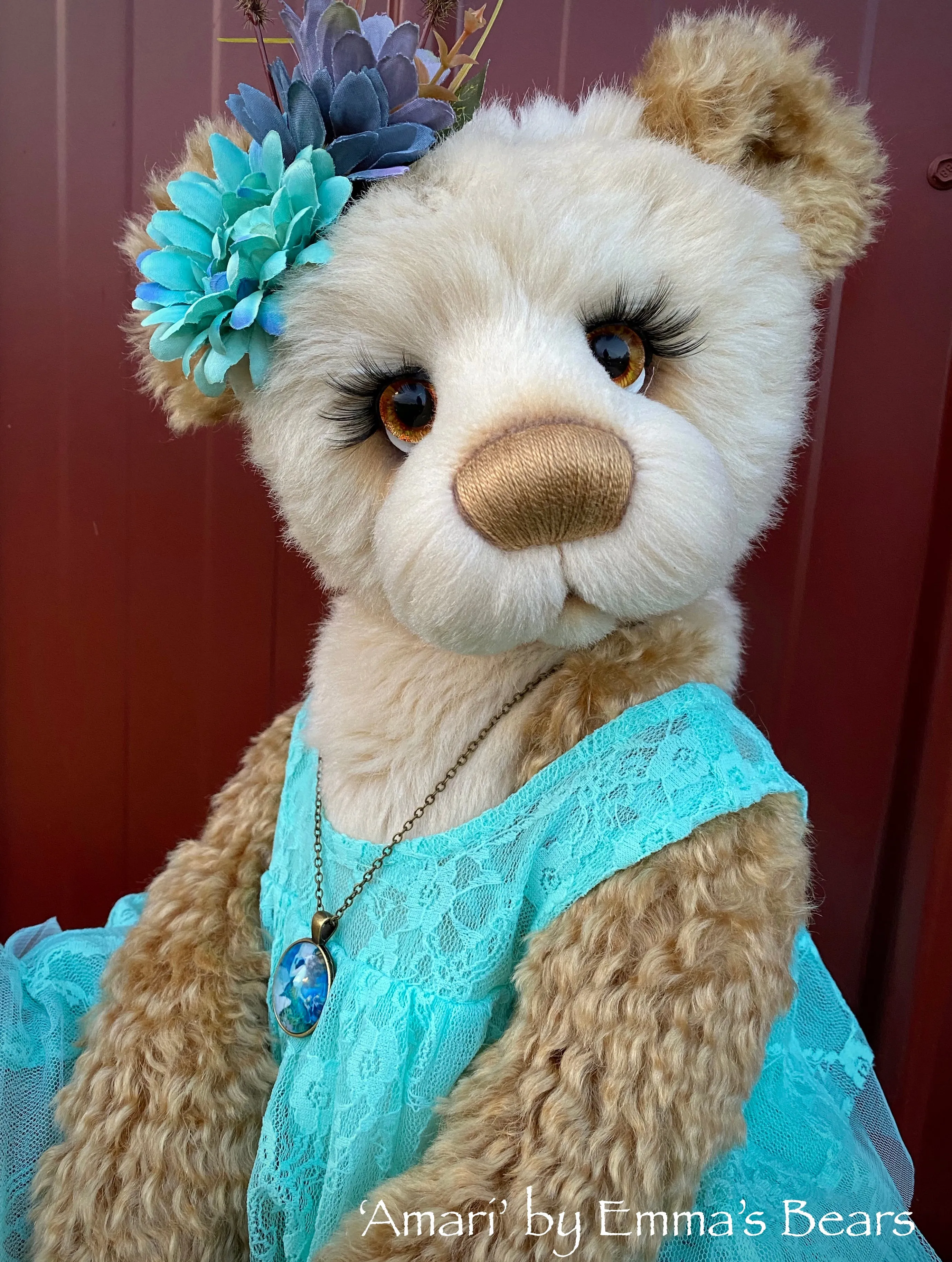 Amari - 24" Mohair, Alpaca and Faux Fur Artist Bear by Emma's Bears - OOAK