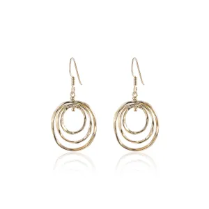 Amaya Earrings, Gold Vermeil