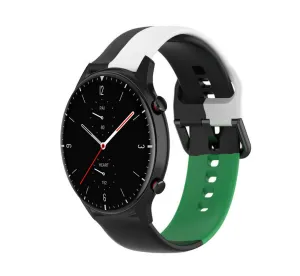 Amazfit GTR 2 Sport Strap (Black-White-Green)