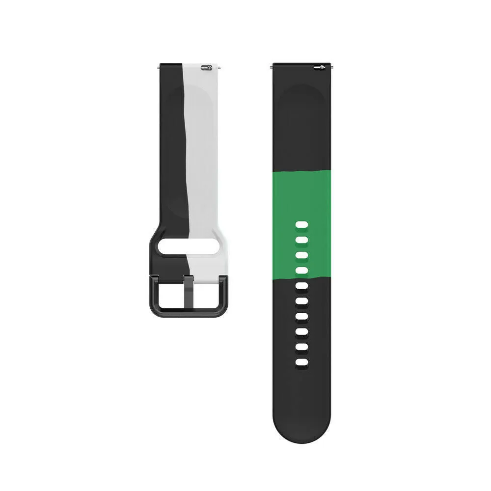 Amazfit GTR 2 Sport Strap (Black-White-Green)