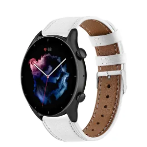 Amazfit GTR 3 Leather Strap (White)