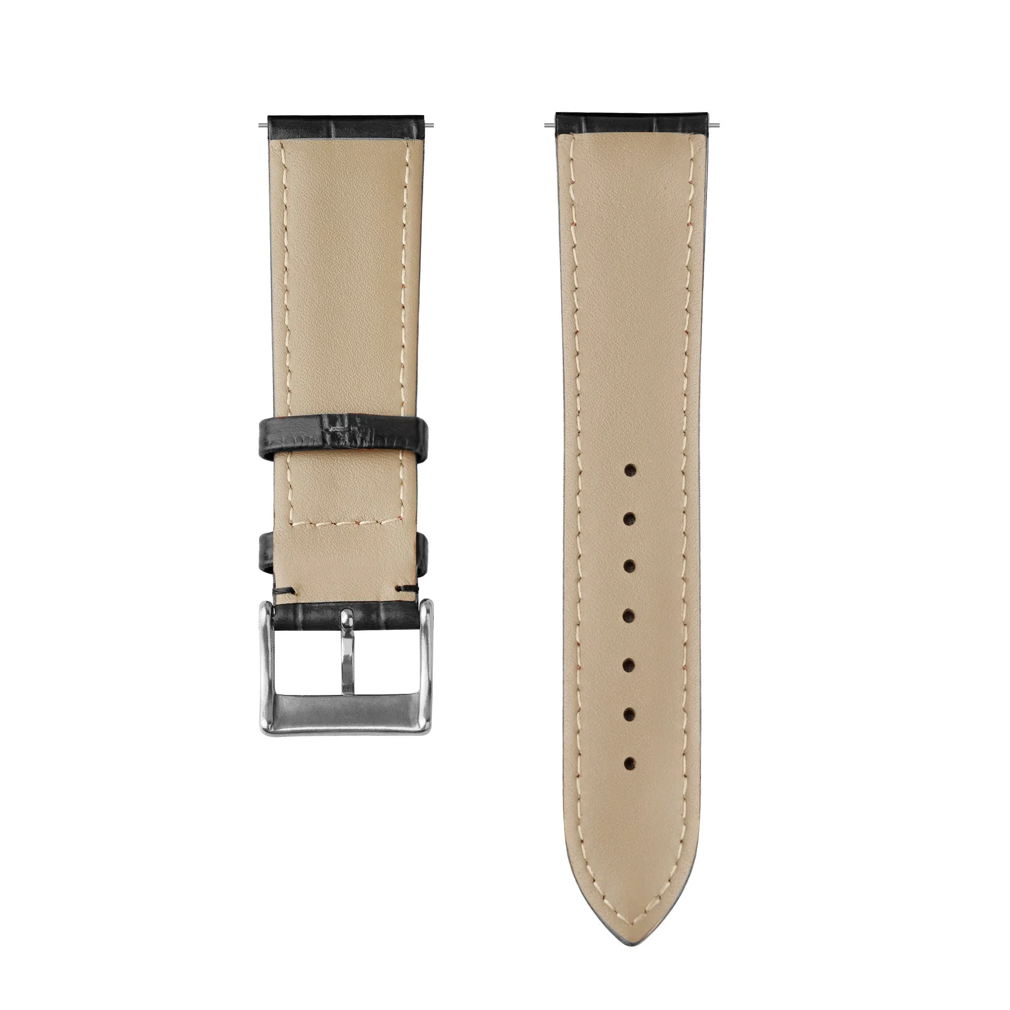 Amazfit GTR 3 (Pro) Leather Strap Crocodile Grain (Black)