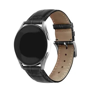 Amazfit GTR 3 (Pro) Leather Strap Crocodile Grain (Black)