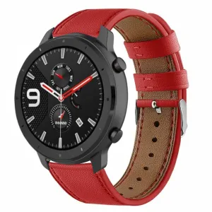 Amazfit GTR Leather Strap (Red)