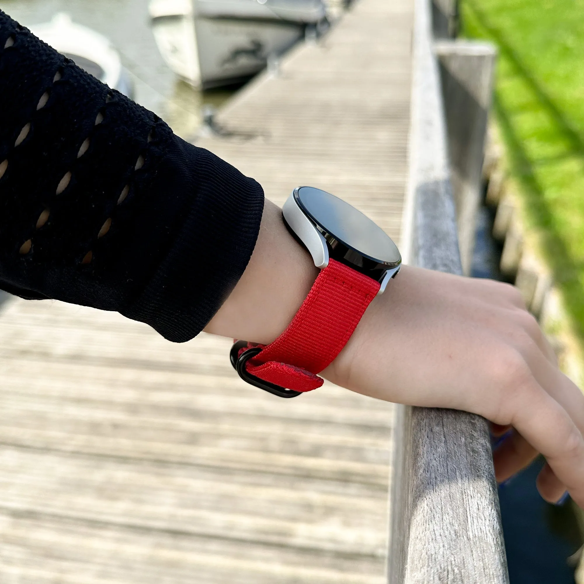 Amazfit GTS 2 Nylon Strap with Buckle (Red)